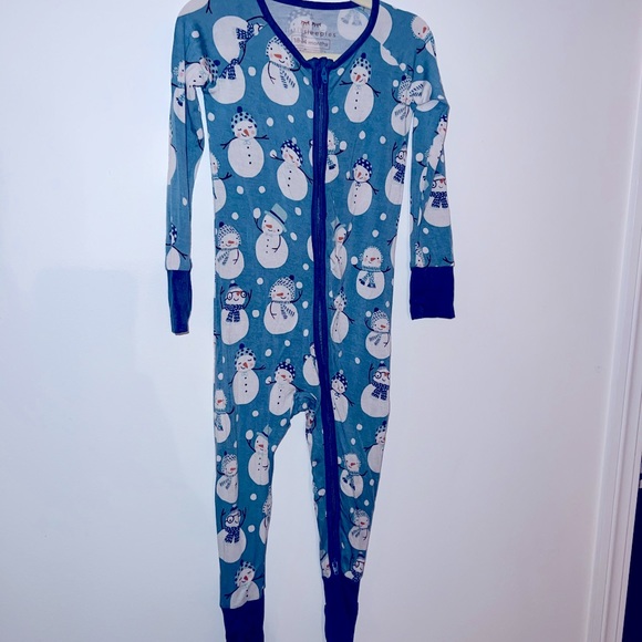 Blue Snow Much Fun - 18-24 month zippy - little sleepies - Picture 2 of 5